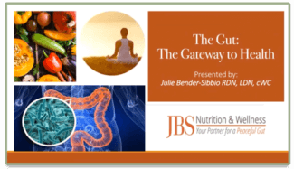 webinar-image The Gut: The Gateway to Health, by Julie Bender RDN, LDN, cWC