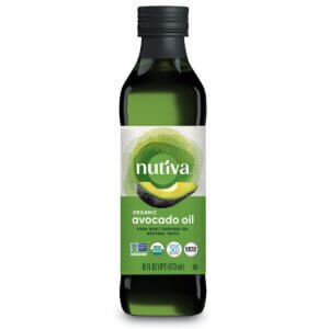Nutiva Organic Steam-Refined Avocado Oil, 100% Pure